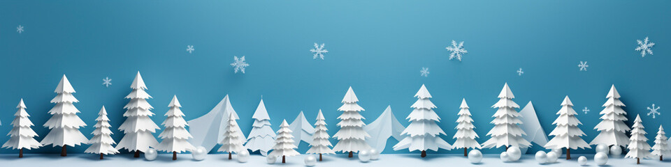Obraz premium AI art Christmas themed background クリスマスがテーマの背景