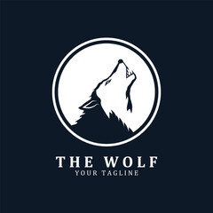 Obraz premium Wolf or head wolf Logo vector icon illuatration design