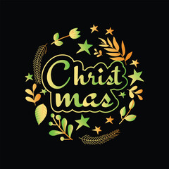 Christmas t-shirt vector