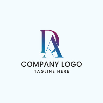 Initial Letter DA Logo Design Outstanding Creative Modern Symbol Sign