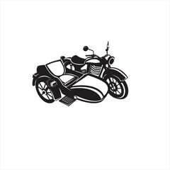 classic motorbike icon