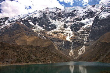 Scenic view of Humantay lake in Peru