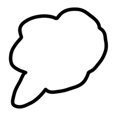 Cloud bubble icon