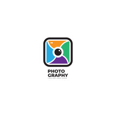 Photography Camera Logo Icon Vector Template