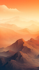 Naklejka premium Mountain landscape