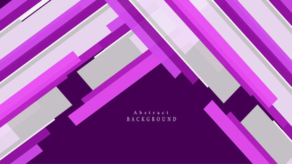 Square purple background with abstract square shape, dynamic and geometry banner concept.