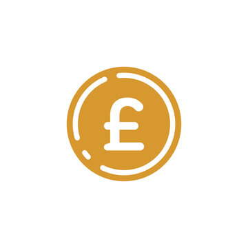 Coin Money Icon Vector Logo Template