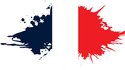 flag of france, vector illustration,Simple vector 