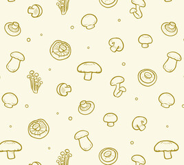 Mushroom pattern background
