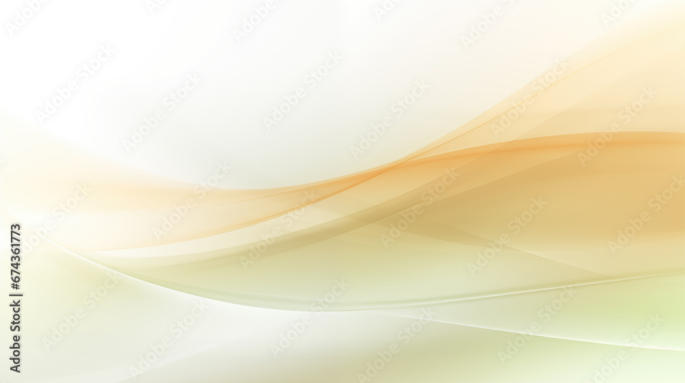 Poster abstract background wavy with smooth lines in yellow, green and yellow colors isolated on white. hig