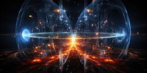 An overview of a universe in which the concept of space-time is completely different. It gives a new understanding of our existence by Generative AI
