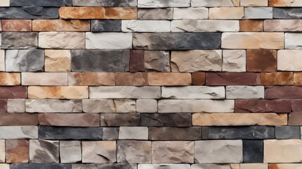Obraz premium Texture Samples Of Nature Stone, Seamless Pattern