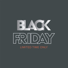 Vector illustration Black Friday modern promotion square web banner for social media mobile apps. Elegant sale and discount promo backgrounds with abstract pattern. Email ad newsletter layouts.