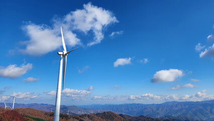 wind turbine against sky