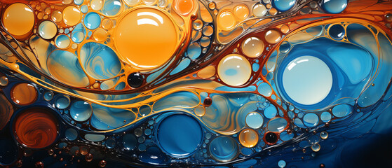 fluid oil texture.