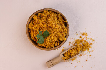 Spicy Dried Chicken Meat Floss or Abon Ayam or Serunding