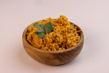 Spicy Dried Chicken Meat Floss or Abon Ayam or Serunding