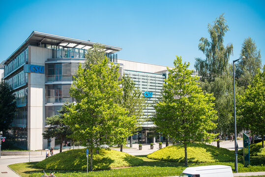 View of the party headquarters of the bavarian conservative party CSU