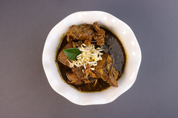 Rawon is Indonesian Black Beef Soup, Utilezes the Black Keluak Nuts as the main Seasoning.
