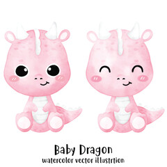 Cute Pink Dragon, Dragon, Year of the dragon