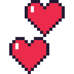 Pixel Heart Illustration