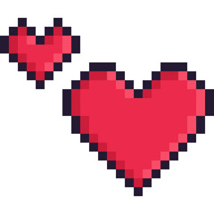 Pixel Heart Illustration