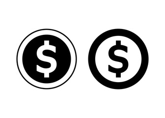 money or dollar coin icon