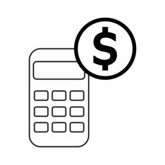 money or dollar coin icon