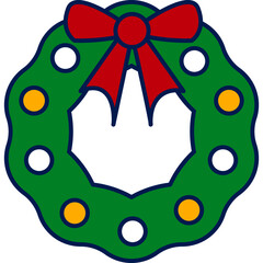 Christmas Wreath Icon