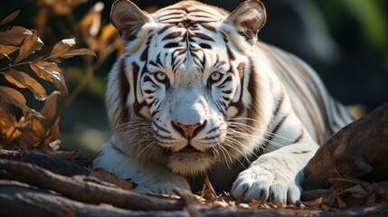 animal Tiger portrait with Generative AI.
