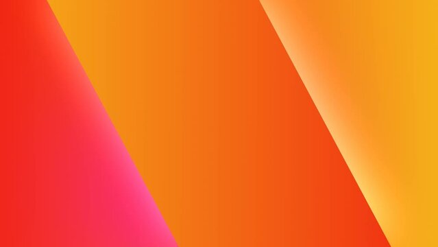 Animation Video Gradient background with the appearance of striped shapes