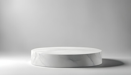 White stone podium minimal product