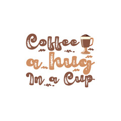 Retro Coffee vector t-shirt design