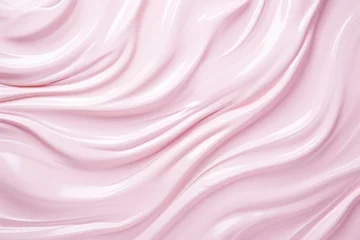 Foto op Plexiglas pink yogurt texture © Anatolii