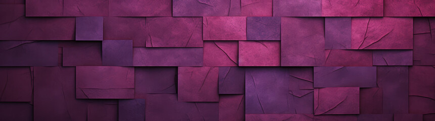 Dark pink magenta seamless abstract grunge pattern square rhombus diamond herringbone tiles texture background banner panorama long