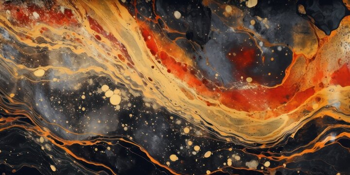 Abstract marble Black gold red color ,marble stone granite texture luxury background banner.