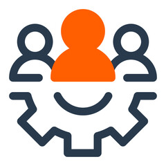 Harmonious Team Collaboration Icon