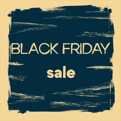 Abstract, futuristic, vintage gradient background, blue and cyan colors. Black Friday sale, cyber Monday.
