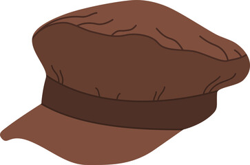 Newsboy Cap Illustration