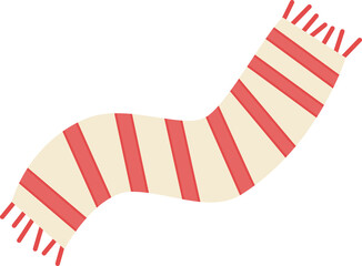 Stripes Scarf Illustration