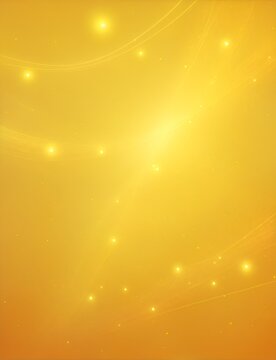 Yellow glitter abstract background, vertical composition