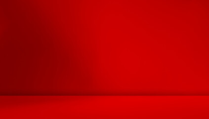 Obraz premium Red Background Abstract Gradient Light Studio Dark Floor Mockup Product Industry Texture Pattern Geometric Stage Stand Tech 3d Podium Promotion Template Bg Dark Platform Room Display Banner Backdrop.