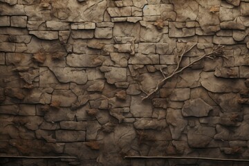 Background of stone wall texture. Wallpaper. Selective focus, Nature medieval texture background Medieval background textures, AI Generated