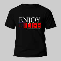 t shirt illustration typography for print