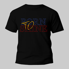 t shirt illustration typography for print