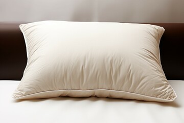 Fototapeta na wymiar pillow mockup with customizable design for product presentation and branding