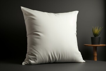Fototapeta na wymiar pillow mockup with customizable design for product presentation and branding