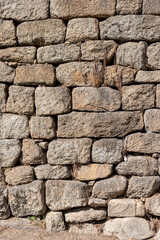 medieval stone block wall, texture for backgrounds