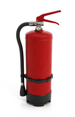 Fire extinguisher isolated on white background. 3D illustration