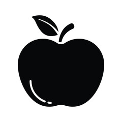 Apple icon vector sign and symbol on trendy design for design and print.